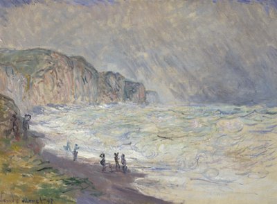 Heavy Sea at Pourville by Claude Monet